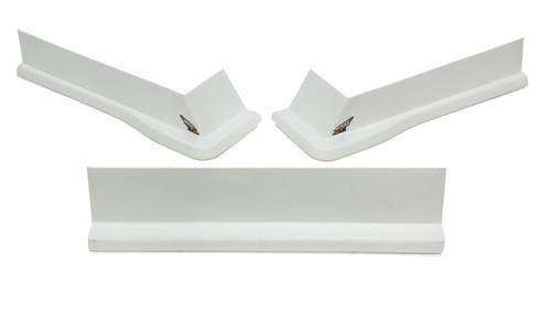 Fivestar Modified Aero Valance 3pc. White 3022-417-W