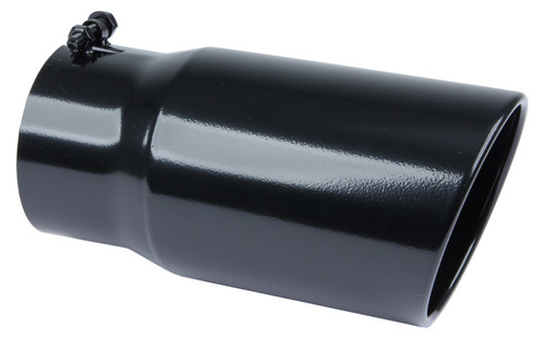 Pypes Performance Exhaust Exhaust Tip 5in x 6in 12in L Black Weld-on EVT506B