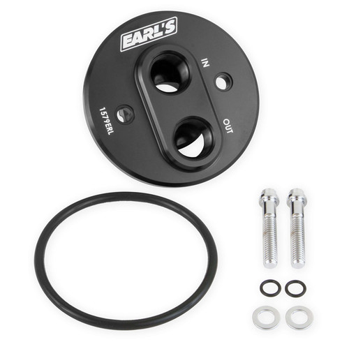 Earls Oil Filter Adapter Chevy V8 68-00 Billet Aluminum 1579ERL