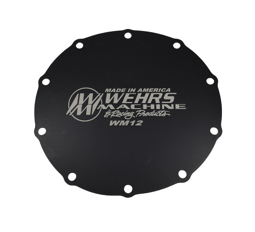 Wehrs Machine Ford 9in Cover Black Ano Aluminum. WM12