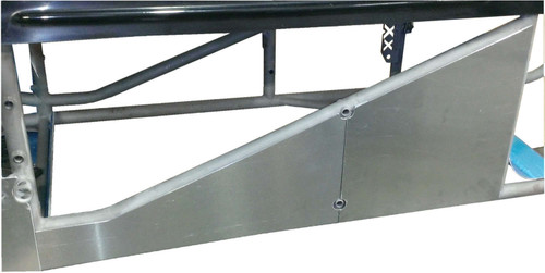 Triple X Race Components RH Engine Enclosure Sprint Car 2pc Aluminum SC-BW-9832