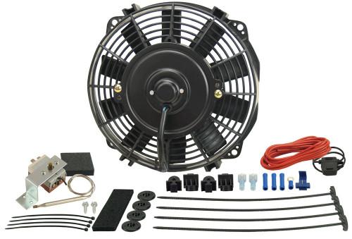 9in Fan Straight Blade Fan andThermostat 475 CFM