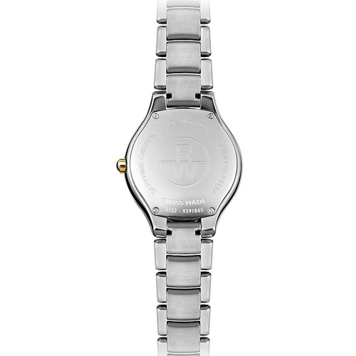 Raymond Weil Noemia Ladies Sapphire Diamond Dot White Mother Of Pearl Dial Two Tone Bracelet Watch 5132-STP-000985