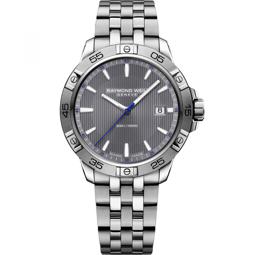 Raymond Weil Tango Men's Sapphire Grey Dial Bracelet Watch 8160-ST2-060001