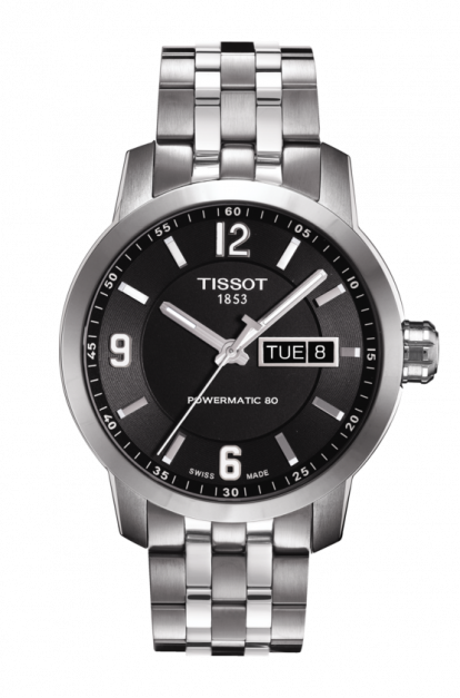 Tissot Men's PRC 200 Powermatic 80 Automatic Silver Bracelet Watch T055.430.11.057.00