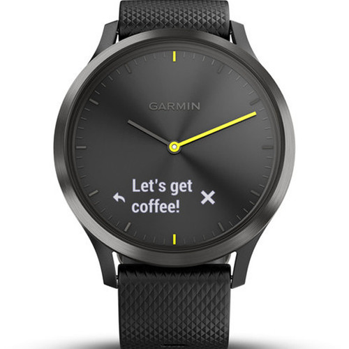Garmin Vivomove Black 43MM Watch 010-01850-01