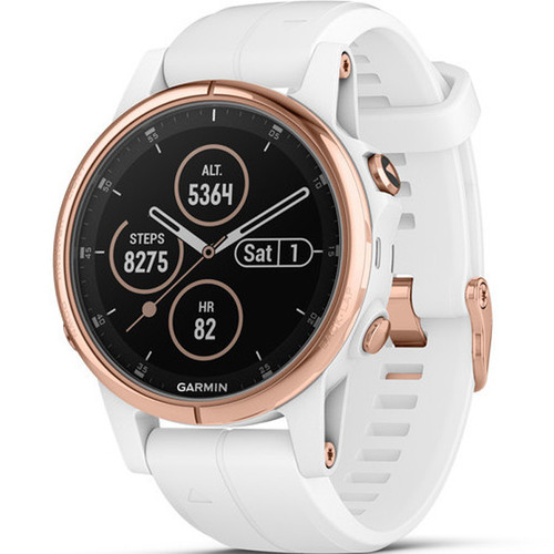 Garmin Fenix 5S Plus Sapphire GPS Rose Gold 42mm Watch 010-01987-07