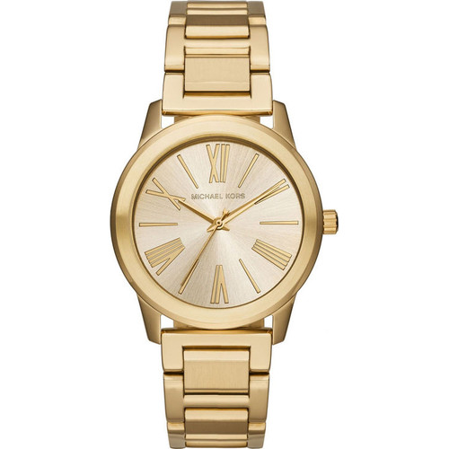 Michael Kors Hartman Ladies Gold PVD Bracelet Watch MK3490