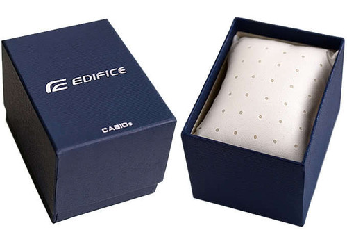 Casio Edifice Silver And Rose Gold Chronograph Watch EF-326D-1AVUEF