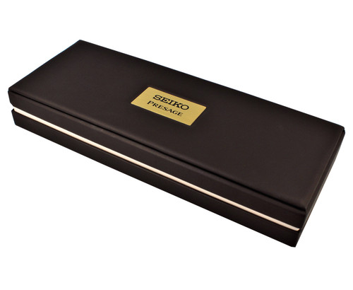 Seiko Presage Automatic Cocktail Time Limited Edition Brown Dial Leather Strap Watch SRPD36J1