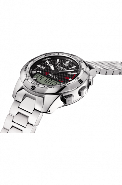 Tissot Men's T-Touch II Titanium Silver Bracelet Watch T047.420.44.207.00