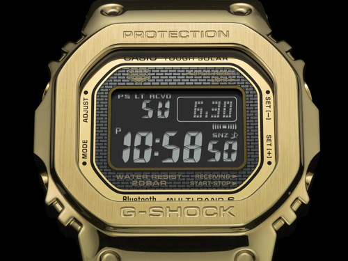 Casio G-shock Metal Bluetooth Radio Controlled Tough Solar Gold Watch GMW-B5000GD-9ER