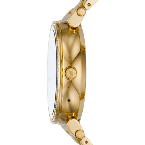 Michael Kors Sofie Pave Ladies Smartwatch Crystals Gold Tone Watch MKT5021