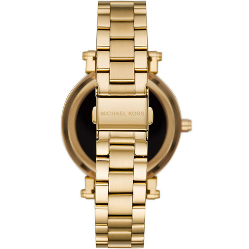 Michael Kors Sofie Ladies Pave Crystals Gold Tone Smartwatch MKT5021
