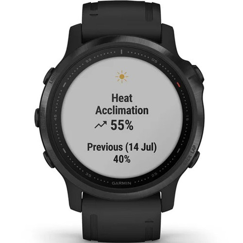 Garmin Fenix 6S Pro and Sapphire Black With Black Strap 42mm Watch 010-02159-14