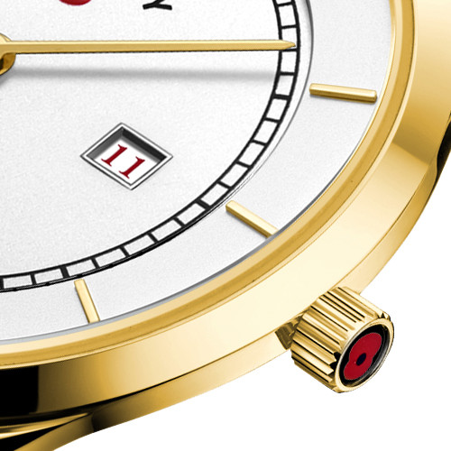 Rotary Men's British Legion Poppy Limited Edition Sapphire Gold PVD Case Watch BRITISHLEGION2