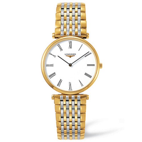 Longines La Grande Classique Mens Gold and Silver Watch L4.709.2.11.7