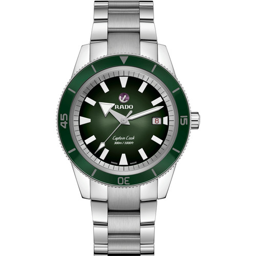 Rado Captain Cook Automatic Green Dial Watch R32105313
