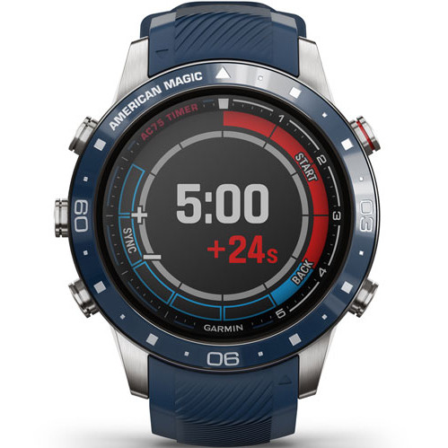 Garmin MARQ Captain American Magic Edition Titanium Sapphire Sailing Watch 010-02454-01