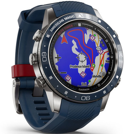 Garmin MARQ Captain American Magic Edition Titanium Sapphire Sailing Watch 010-02454-01