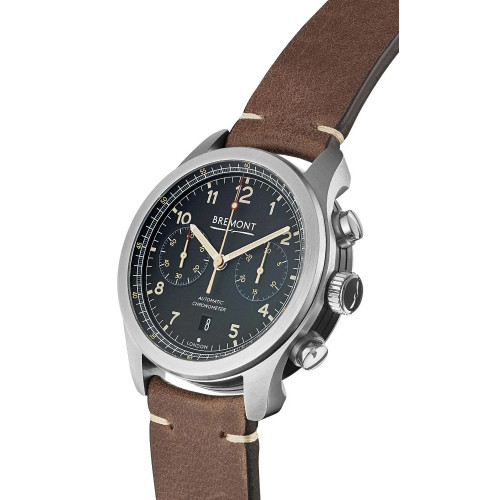 Bremont Men's Automatic Griffon Chronometer Leather Strap Watch ALT1-C/Griffon