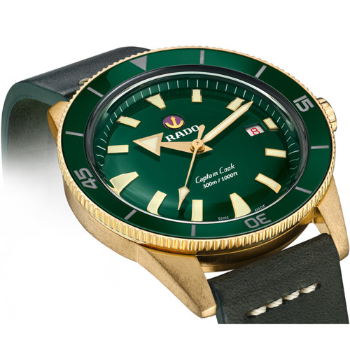 Rado Captain Cook Automatic Green Dial Bronze Case Watch R32504315