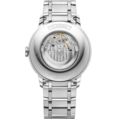 Baume & Mercier Men's Classima Automatic Sapphire Blue Dial Bracelet Watch 10481