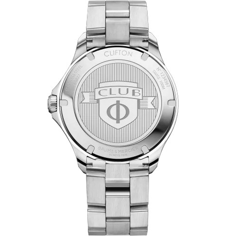 Baume & Mercier Men's Clifton Club Automatic Sapphire Blue Dial Bracelet Watch 10378