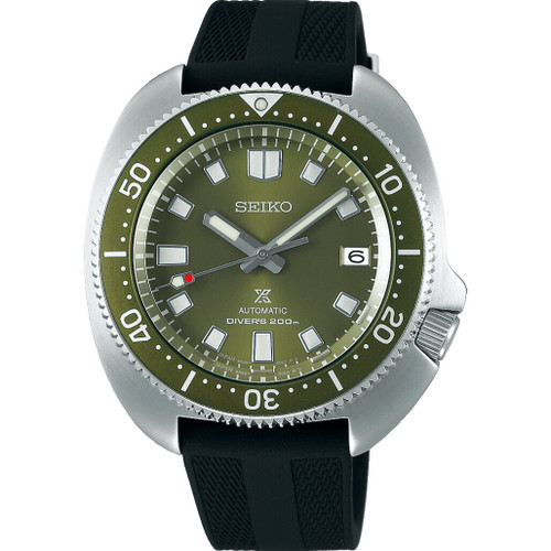 Seiko Prospex Captain Willard 1970s Diver's Recreation Green Turtle Watch SPB153J1