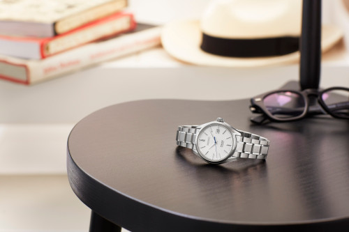 Seiko Presage Sharp Edged Design Sapphire White Dial Watch SPB165J1