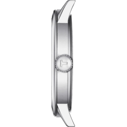 Tissot T-Classic White Dial Brown Leather Strap Dream Men's Watch T1294101601300