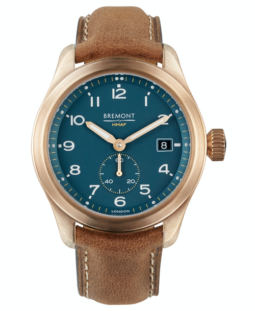 Bremont HMAF Broadsword Bronze Sotek Automatic Chronometer Leather Strap Watch