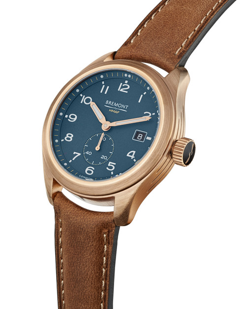 Bremont HMAF Broadsword Bronze Sotek Automatic Chronometer Leather Strap Watch