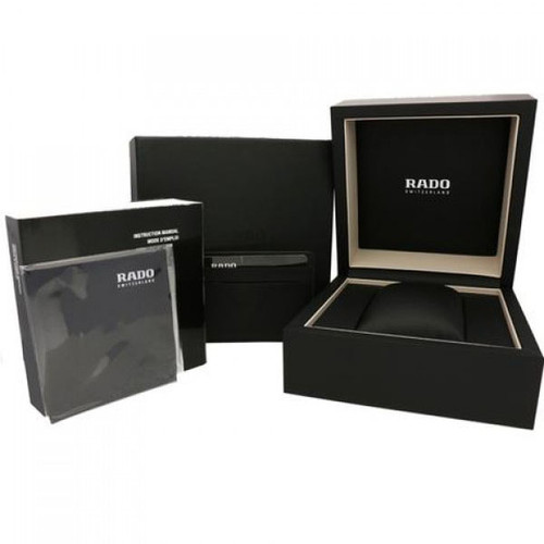Rado Men's HyperChrome L Chronograph Sapphire Black Dial Ceramic Bracelet Watch R32038152
