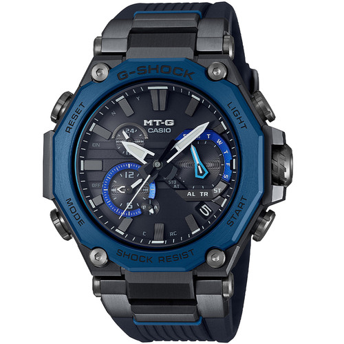 G-Shock MT-G Radio Controlled Bluetooth Tough Solar Sapphire Blue Watch MTG-B2000B-1A2ER
