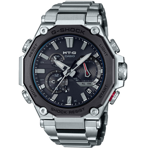 G-Shock MT-G Radio Controlled Bluetooth Tough Solar Black Watch MTG-B2000D-1AER