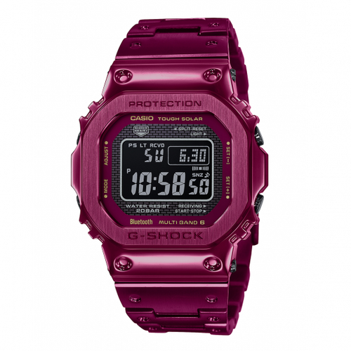 Casio G-shock Metal Bluetooth Radio Controlled Tough Solar Rich Red Watch GMW-B5000RD-4ER