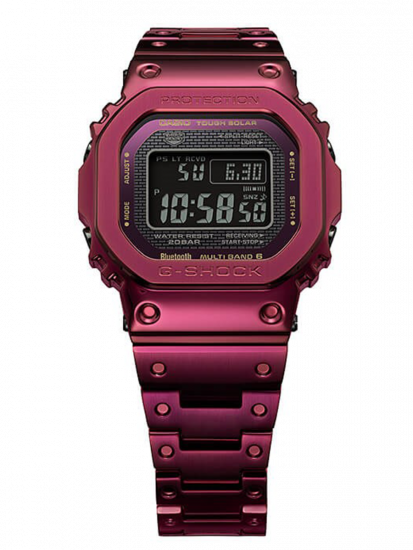Casio G-shock Metal Bluetooth Radio Controlled Tough Solar Rich Red Watch GMW-B5000RD-4ER