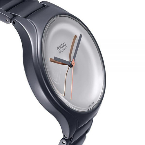 Rado Men's True Face Limited Edition Sapphire Automatic Grey Plasma High Tech Ceramic Bracelet Watch R27236112