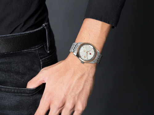 Rado Hyperchrome Classic Automatic Sapphire High Tech Ceramic Silver Dial Watch R33100013