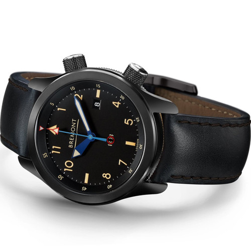 Bremont U2/51-Jet Automatic Pilot Sapphire Black Strap Watch