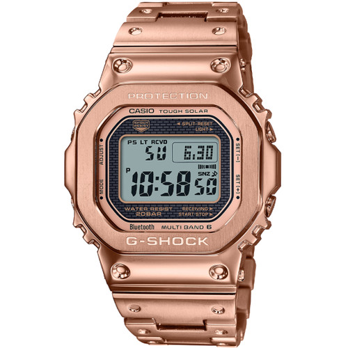 G-Shock 35th Anniversary Edition Full Metal Solar Rose Gold Watch GMW-B5000GD-4ER