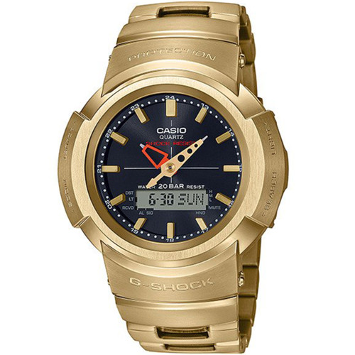 G-Shock Full Metal Analog Digital Radio Controlled Solar Gold Watch AWM-500GD-9AER