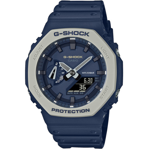 G-Shock CasiOak Carbon Core Blue Analog And Digital Display Watch GA-2110ET-2AER