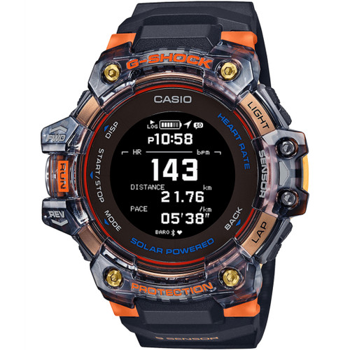 G-Shock Heart Rate Monitor Solar Bluetooth Triple Sensor Watch GBD-H1000-1A4ER