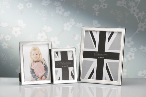 Broadway Silversmiths Hallmarked Sterling Silver Soho 6"x4" Photo Frame P/210