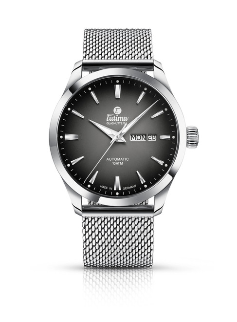 Tutima Flieger Sky Automatic Sapphire Grey Dial Watch 6105-20