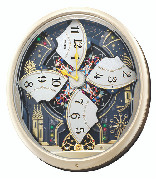 Seiko Melodies In Motion Musical Decorative Wall Clock QXM239S