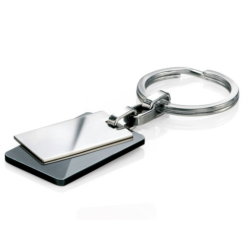Fred Bennett Stainless-Steel Black PVD Keyring Y2597