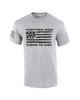 Everything Woke Turns to Shit Donald Trump Funny Rally Quote American Flag Men's Short Sleeve T-shirt